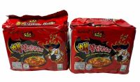 SAMYANG มาม่าเกาหลี สีแดง เผ็ดคูณx2 140g 1SETCOMBO/บรรจุ 2แพค/จำนวน10ซอง ราคาพิเศษพร้อมส่ง!!