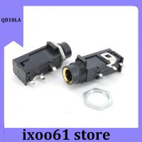 ixoo61 store 6.35mm 3pin power Socket PCB Panel Female Mount Audio Jack Speaker Connector cable Adapter 1/4 Inch 6.5 Mono plug Microphone