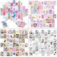 ✺☇ 50Pcs Wall Collage Kit Aesthetic ภาพโปสเตอร์ Pastoral Preppy Pastel Kawaii Anime Art การพิมพ์สำหรับวัยรุ่นห้องนอน Dorm Decor