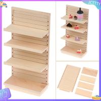 ? JCTTTY ? 1:12 dollhouse Miniature Display Rack ชั้นวางของรุ่นเฟอร์นิเจอร์ตกแต่งของเล่น