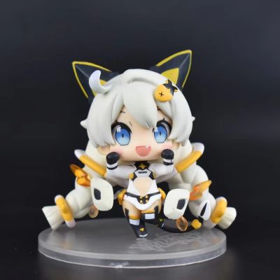 8ซม. อะนิเมะเกม Honkai Impact 3คอสเพลย์ Kiana · Moonlight Cat Q Cersion รูปตุ๊กตา PVC ตกแต่งของขวัญของเล่นเด็ก Gift