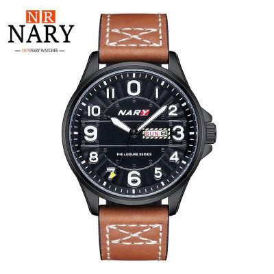 ❃﹍ สร้างสรรค์นาฬิกาควอทซ์ผู้ชายหรูหราสบาย ๆ ควอตซ์นาฬิกาวันที่ออกแบบสายแฟชั่นนาฬิกานาฬิกาข้อมือชายนาฬิกา Montre Homme