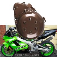 เคสกันกระแทกด้านข้างที่คลุมมอเตอร์มอเตอร์ฝาปิดเครื่องยนต์สำหรับ KAWASAKI ZX-9R 1998 1999 2000 2001 2002 2003 ZX9R 9R 98-03