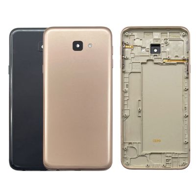 กรอบกลางโทรศัพท์ดั้งเดิมพร้อมประตูแบตเตอรี่หลังด้านหลังเคสฝาครอบด้านหลังสำหรับ Samsung Galaxy แกน J4 SM-J410 J410F
