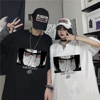 เสื้อยืด พิมพ์ลายการ์ตูนนารูโตะ Uchiha Itachi โอเวอร์ไซซ์ สไตล์ญี่ปุ่น  สําหรับผู้หญิง และคู่รัก cotton top