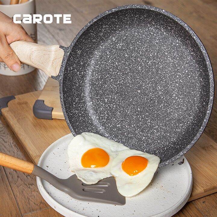 Carote Non Stick Granite Frying Pan Cookware flat Pan PFOA Free