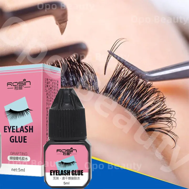 Black Painless False Eyelash Extension Glue Individual lash Extensions Fast  Dry Long Lasting Eyelash Glue Tool 5ml | Lazada PH