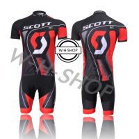 W-H-Shopชุดสั้นปั่นจักรยานลายทีม-ชุดปั่นจักรยาน（เสื้อผ้ากางเกง )—TREK—SCOTT—Cycling Clothing