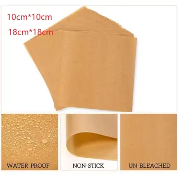 500 Pcs Unbleached Parchment Paper Baking Sheets, 4X4 Inches Non-Stick  Precut Baking Parchment, Perfect for
