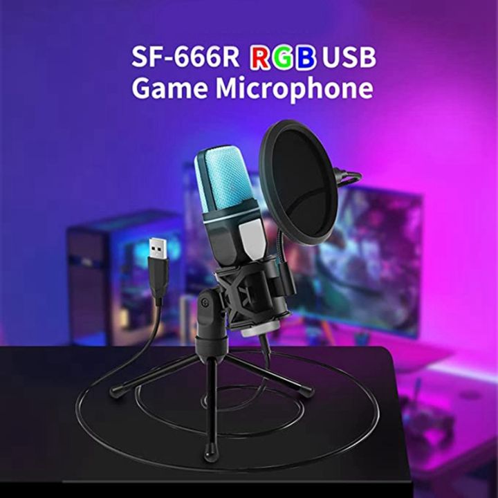 rgb-usb-condenser-microphone-cardioid-gaming-microphone-with-shock-absorption-mounted-filter