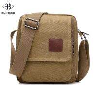 Light Shoulder Bags Vintage old coffee Color Messenger Strong Fabric Bags cheap stylish Crossbody Bags multifunction Brief