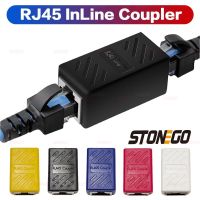 Stogo RJ45 Coupler Ethernet/Coupler inLine Coupler Cat7 Cat6 Cat5e adaptor Extender kabel Ethernet wanita ke Wanita