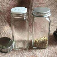 【CW】 Seasoning Bottle Glass Complementary Food Bottled Barbecue Jar Lids 120g Canister Set