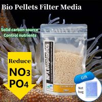 Aquarium Filter Media NPX Bio Polymer Bio Pellets Filter Media 200ml For Fish Tank Nitrate Phosphate Treatment Reduce NO3 PO4 Filters Accessories