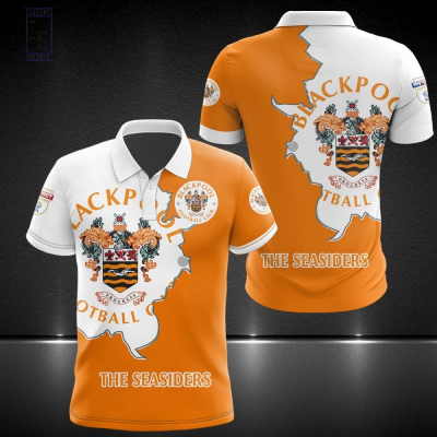 style1 Summer 2023 new ARRIVE design blackpool F.C 3D high-quality polyester quick drying 3D polo shirt, style79xl (contact online for free customization of name) STYLE5 high-quality