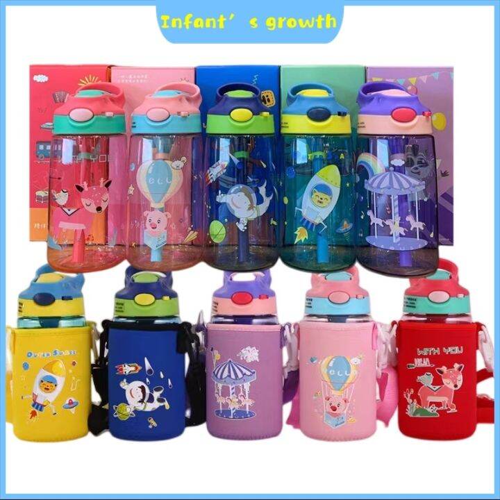 ♂ Tumbler for Kids Cartoon Cute Water Bottle for kids Tumbler with