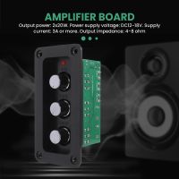 Digital Power Amplifier Board Stereo Amp NS4110B Sound Amplifier 2X20W HIFI Amplificador Treble Bass Tone with Panel