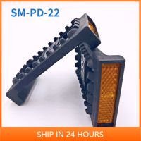 SM-PD22 SPD Cleat คันเหยียบจักรยานเสือภูเขาแบน PD-22จักรยานสำหรับ M520 M540 M780 M980ที่เหยียบ MTB Clipless PD22อุปกรณ์ Mtb