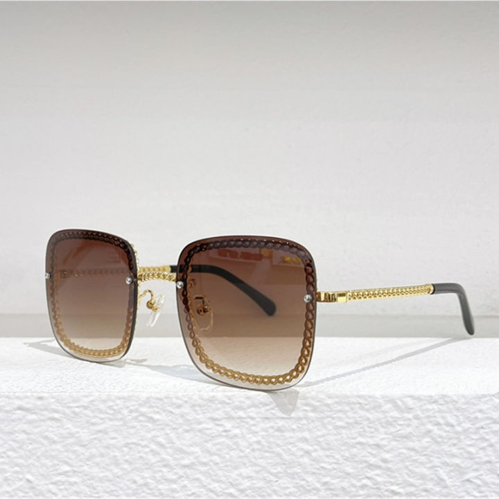 luxury-nd-designer-square-sunglasses-for-women-high-quality-metal-frame-rimless-shades-gradient-oculos-de-sol-fem-chain