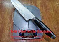 Kitchen Knives มีดเชฟ มีดครัว มีดซันโตกุ ใบมีด 18-20ซม.ด้ามจับกระชับ จับถนัดมือ เหล็กสแตนเลส แข็ง คม สำหรับ หั่น สับ เนื้อสัตว์ ผัก เตรียมอาหาร ควรมีไวัประจำทุกครัวเรือน ร้านอาหาร ภัตตาคาร