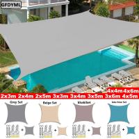 Shade Sail Waterproof Garden Shelter 95 UV Blocking Sun Protection Awning Canopy for Patio Garden Yard Backyard Camping Pool