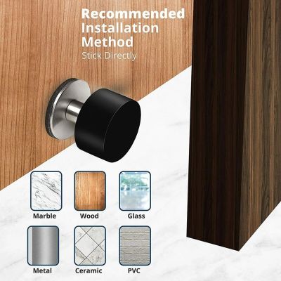 【CW】 Punch free Door Stopper Silent Sticker Holders Adhesive Wall Protectors Floor Mounted Stop