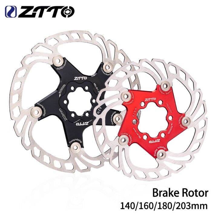 ZTTO MTB Bicycle Disc Brake Floating Rotor 203mm 180mm 160mm 140mm 6