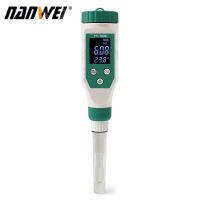 NANWEI อาหารดิจิตอล0.00-14.00 PH Meter เซ็นเซอร์ความแม่นยำสูงอัจฉริยะอุณหภูมิความเป็นกรดทดสอบ BT Mobilephone APP ควบคุมสำหรับการต้มผลไม้ชีสเนื้อกระป๋อง