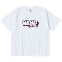 Neighborhood NBHD เสื้อยืดลําลอง ผ้าฝ้าย แขนสั้น พิมพ์ลายโลโก้ตัวอักษร สําหรับผู้ชาย และผู้หญิง  G7WC