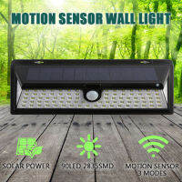 1PC 34/54/66/90LED พลังงานแสงอาทิตย์ PIR Motion Sensor โคมไฟติดผนัง Outdoor Yard Path Garden Lamp