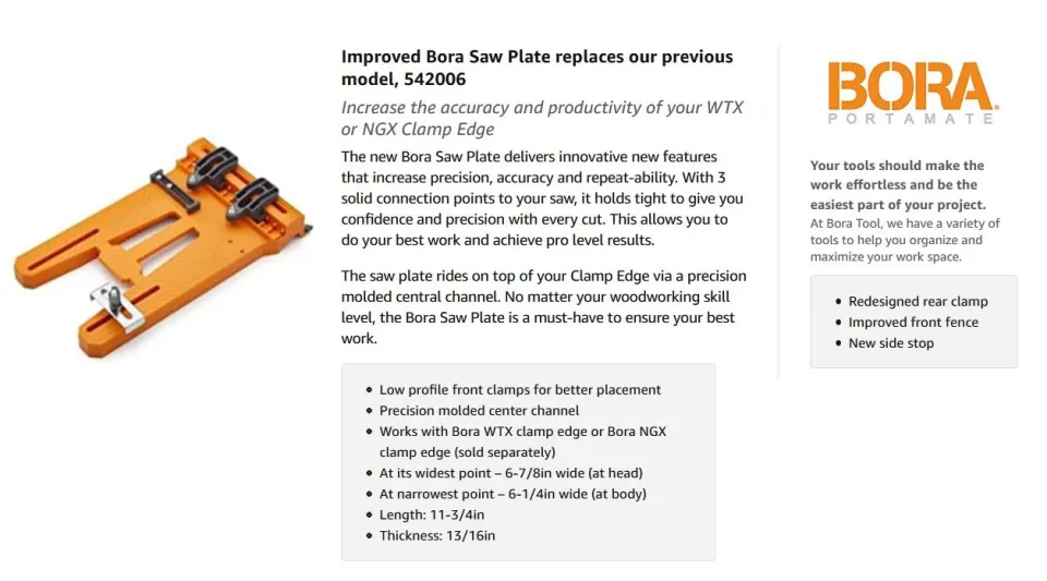 Bora 24 Inches NGX Rip Guide with Saw Plate Saw Guide Sled Rip-Cut  Woodworking Track Saw Track Guide System Regico 544008 Lazada PH