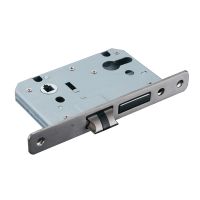 ❧✾♠ Stainless Steel 72X55 Lock Hardware Door Split Lock Body Wooden Door Lockcase Metal Square Panel