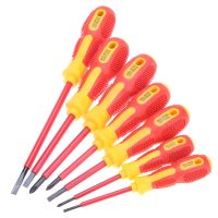 Insulated Screwdriver Set 1000V Electrician Dedicated Slotted Phillips High Voltage Resistant Screw Driver Repair Hand Tool Drills  Drivers