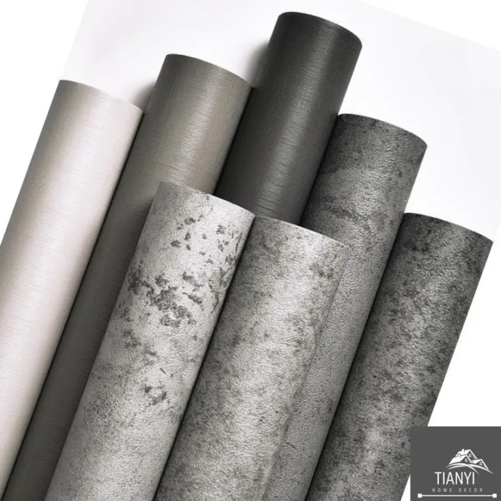 Industrial Concrete Gray wallpaper Sticker Cement selfadhesives wall