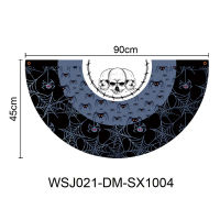 [Foocome] สุขสันต์วันฮาโลวีนบ้านธง35*17นิ้วฟักทองค้างคาวแมงมุมแบนเนอร์พรรคซัพพลายในร่มกลางแจ้งตกแต่ง
