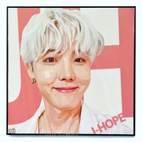 รูปภาพ J-Hope เจโฮป วง BTS บีทีเอส เคป๊อป นักร้องเกาหลี K pop รูปภาพ​ติดผนัง pop art พร้อมกรอบและที่แขวน กรอบรูป แต่งบ้าน ของขวัญ