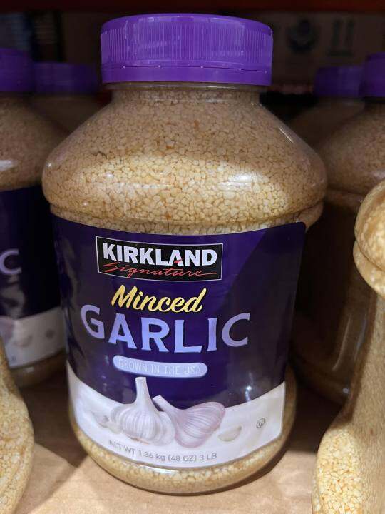 Kirkland Signature California Minced Garlic 48oz 1.36kg Lazada PH