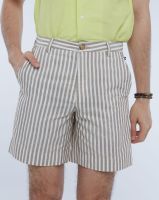 Apiece mens Light brown striped shorts กางเกงขาสั้น ลายทาง