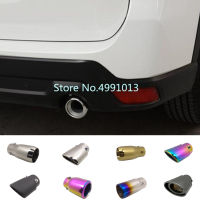 For Subaru Forester 2013 2014 2015 2016 2017 2018 2019 Car Stainless Steel Muffler Outlet Dedicate Exhaust Tip Tail Cover