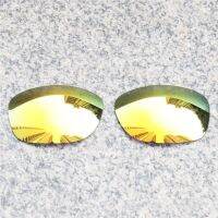 ﹍ﺴ E.O.S Polarized Enhanced Replacement Lenses for Oakley Pit Bull Sunglasses - 24K Gold Polarized Mirror