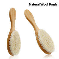 แปรงขนสัตว์ธรรมชาติบริสุทธิ์พร้อมด้ามไม้ Professional Salon Neck Face Duster Brushes Hairdressing Cleaning Tools