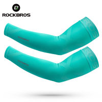 ROCKBROS ปลอกแขนจักรยาน Anti-UV ขี่จักรยานวิ่ง UV Sun Protection Cuff Cover ปลอกแขนป้องกันจักรยาน Sport Arm Warmers