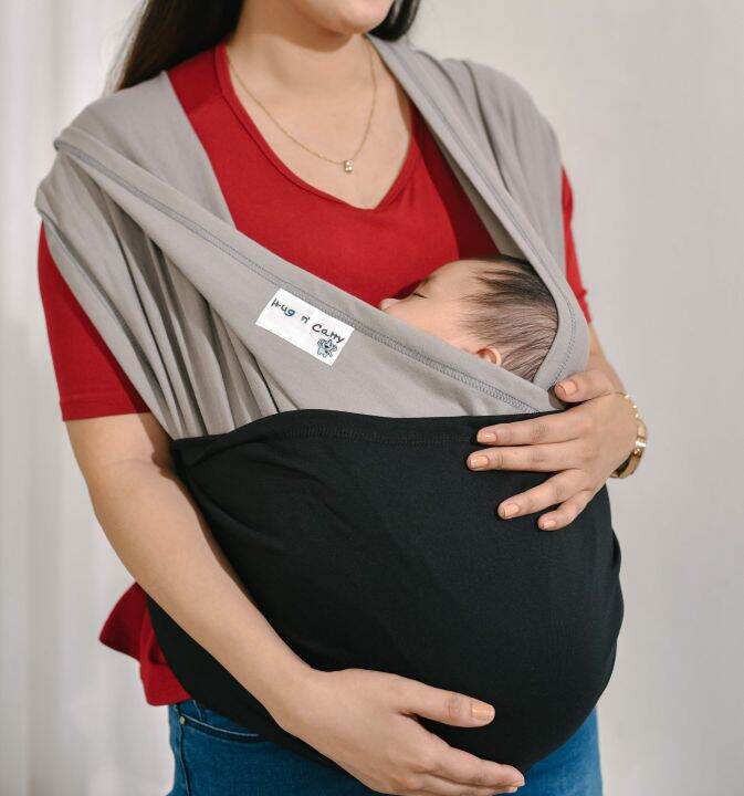 Hug n' Carry [Gray] Soft Baby Carrier Lazada PH