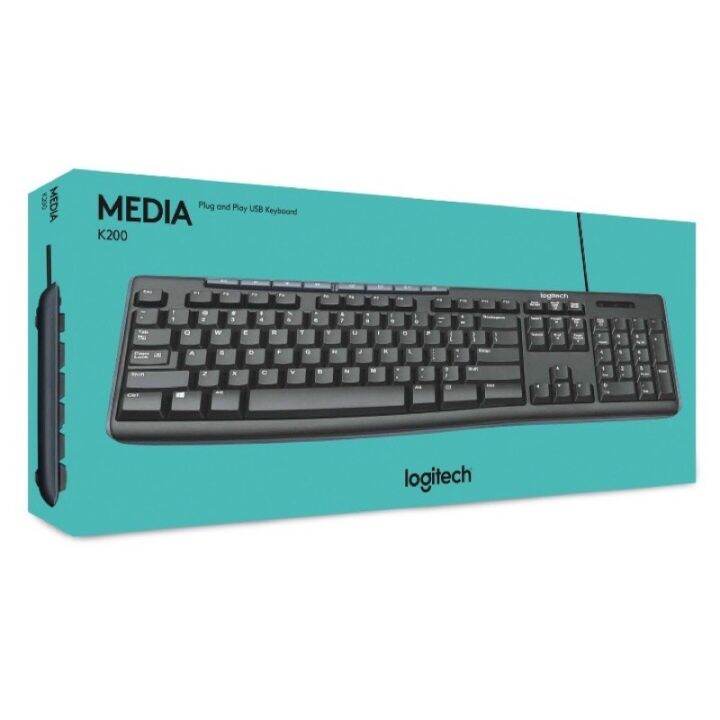 Logitech Keyboard Media K200 Original Lazada Indonesia