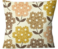 Orla Kiely สแกนดิเนเวียดอกไม้ปลอกหมอนอิงกลางศตวรรษบทคัดย่อกำมะหยี่โยนปลอกหมอนตกแต่งร้านปลอกหมอน