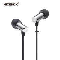 Nicehck X49 Single BA Balanced หูฟังมินิ Armature Driver โลหะ HIFI ตรวจสอบอินเอียร์เกมนอนหลับเพลงดีเจแบบมีสายหูฟังมีไมค์ IEM