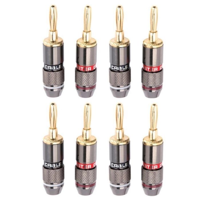 8pcs-4mm-banana-plug-24k-gold-plated-pure-monster-copper-speaker-adapter-screw-plugs-audio-connectors