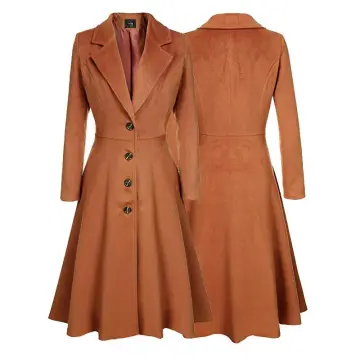 Red trench hot sale coat womens