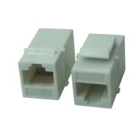 CAT6 RJ45 Keystone Jack Female Coupler Insert Snap-in Connector Socket Adapter Port For Wall Plate Outlet Panel