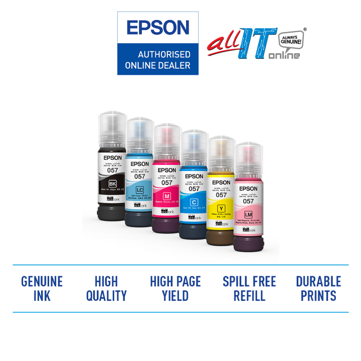 Epson 057 Ink Bottle T057 Epson Ink Bottle 6CL Dye 70ml Ink Bottle for